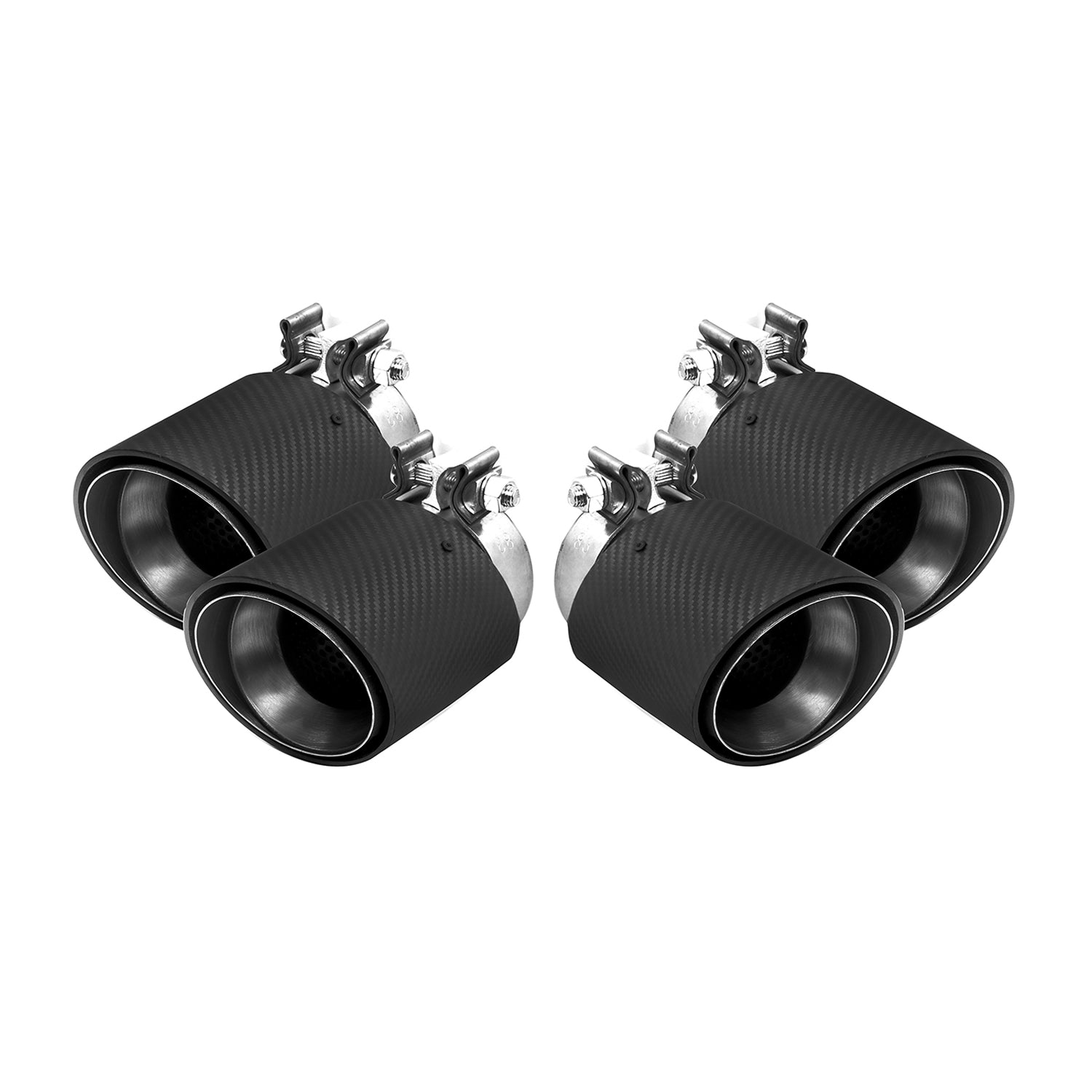 R44 BMW G90 & G99 M5 Carbon Fibre Exhaust Tips Set-CCO