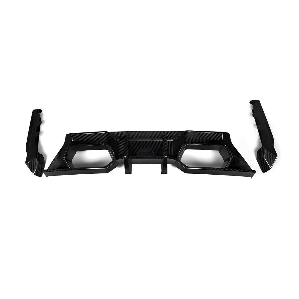 SooQoo BMW G87 M2 Rear Diffuser In Gloss Carbon Fibre-CCO