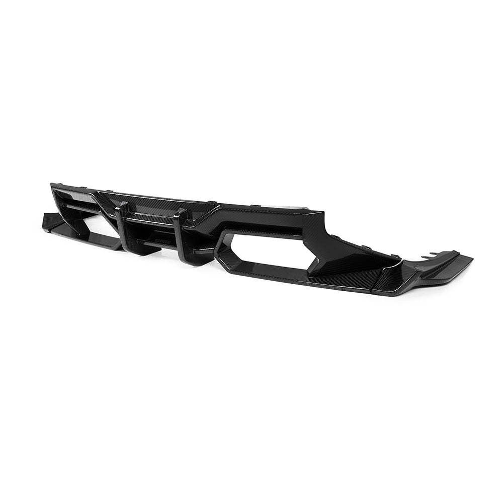 SooQoo BMW G87 M2 Rear Diffuser In Gloss Carbon Fibre-CCO