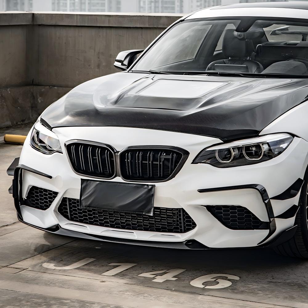 Front Duct Trims Carbon Fiber For BMW F87 M2 Competition