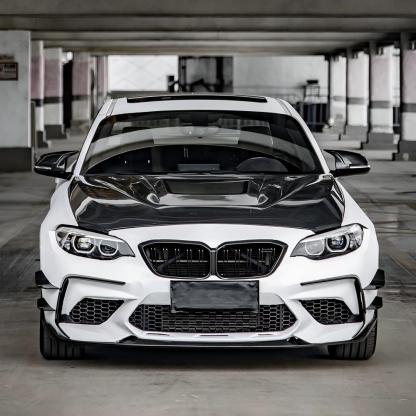 Front Canards Carbon Fiber For BMW F87 M2