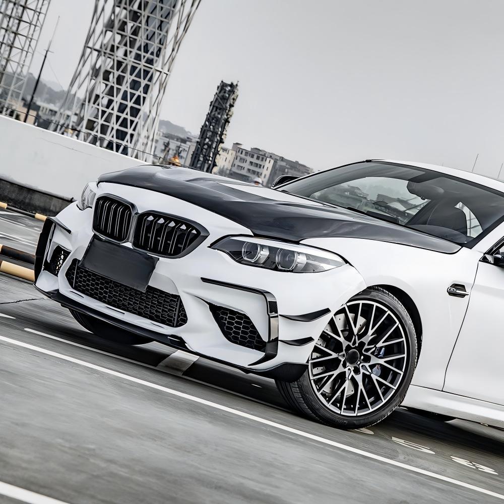 Front Duct Trims Carbon Fiber For BMW F87 M2 Competition