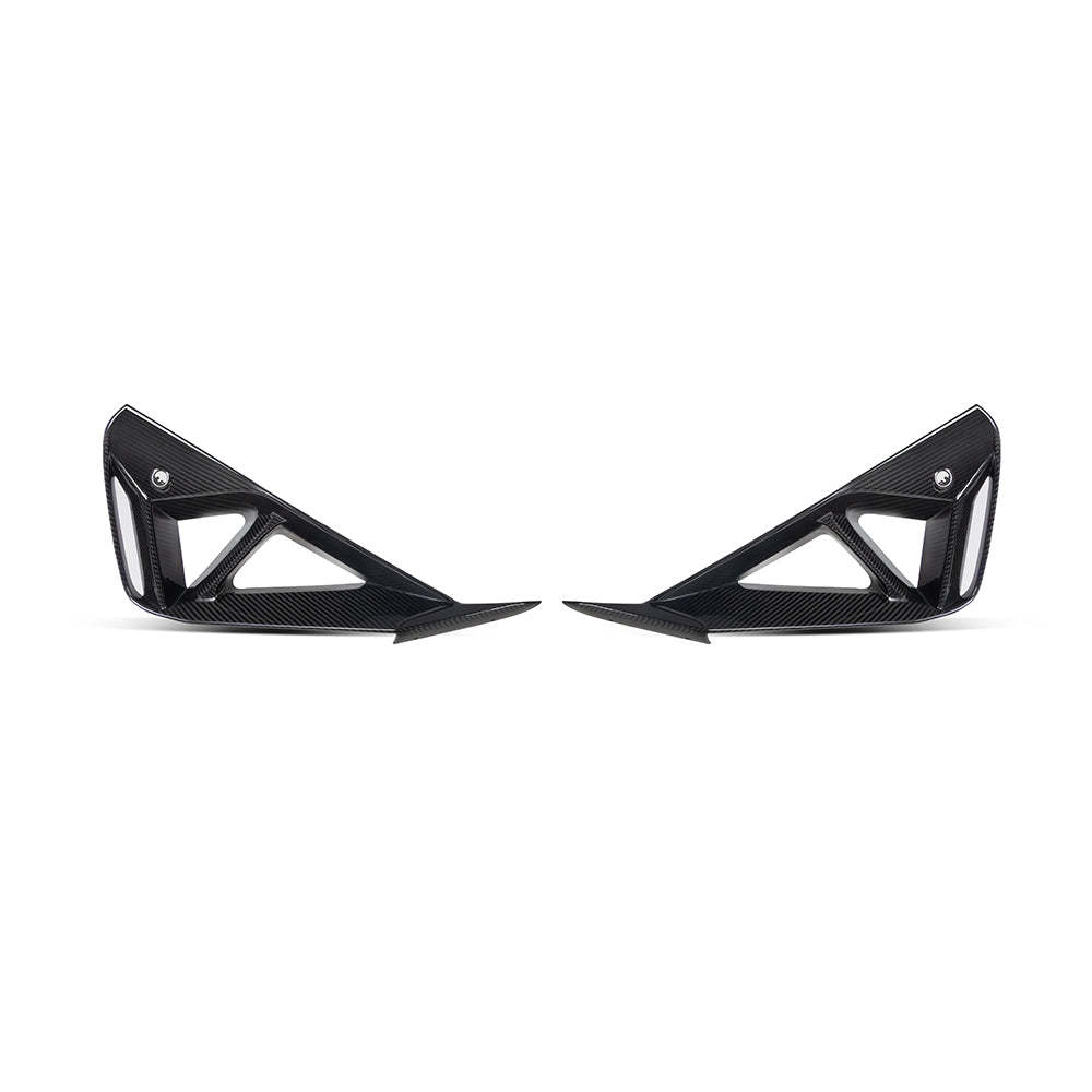 SooQoo BMW G42 M240i Front Ducts In Gloss Carbon Fibre-CCO