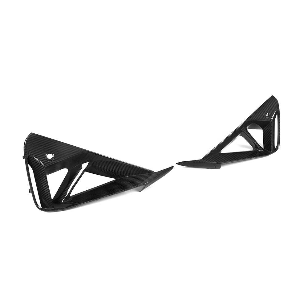 SooQoo BMW G42 M240i Front Ducts In Gloss Carbon Fibre-CCO
