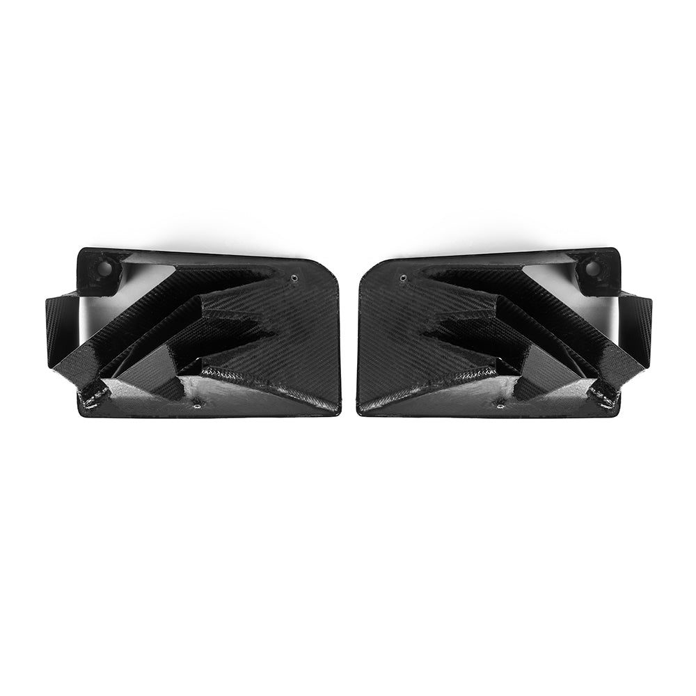 SooQoo BMW G87 M2 SQ Twin Fin Front Ducts In Gloss Carbon Fibre-CCO