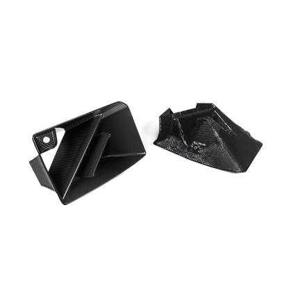 SooQoo BMW G87 M2 SQ Twin Fin Front Ducts In Gloss Carbon Fibre-CCO