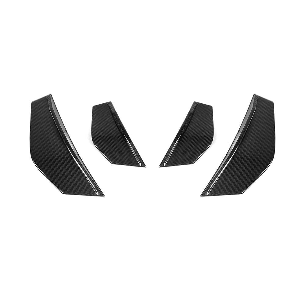 SooQoo BMW F87 M2 Front Canards In Gloss Carbon Fibre-CCO