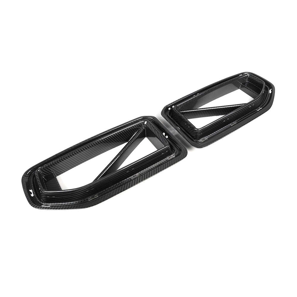 SooQoo BMW G87 M2 Front Grilles In Gloss Carbon Fibre-CCO