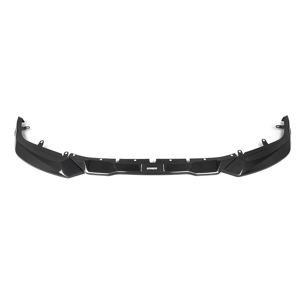 SooQoo BMW G87 M2 SQ-B Front Splitter In Gloss Carbon Fibre-CCO