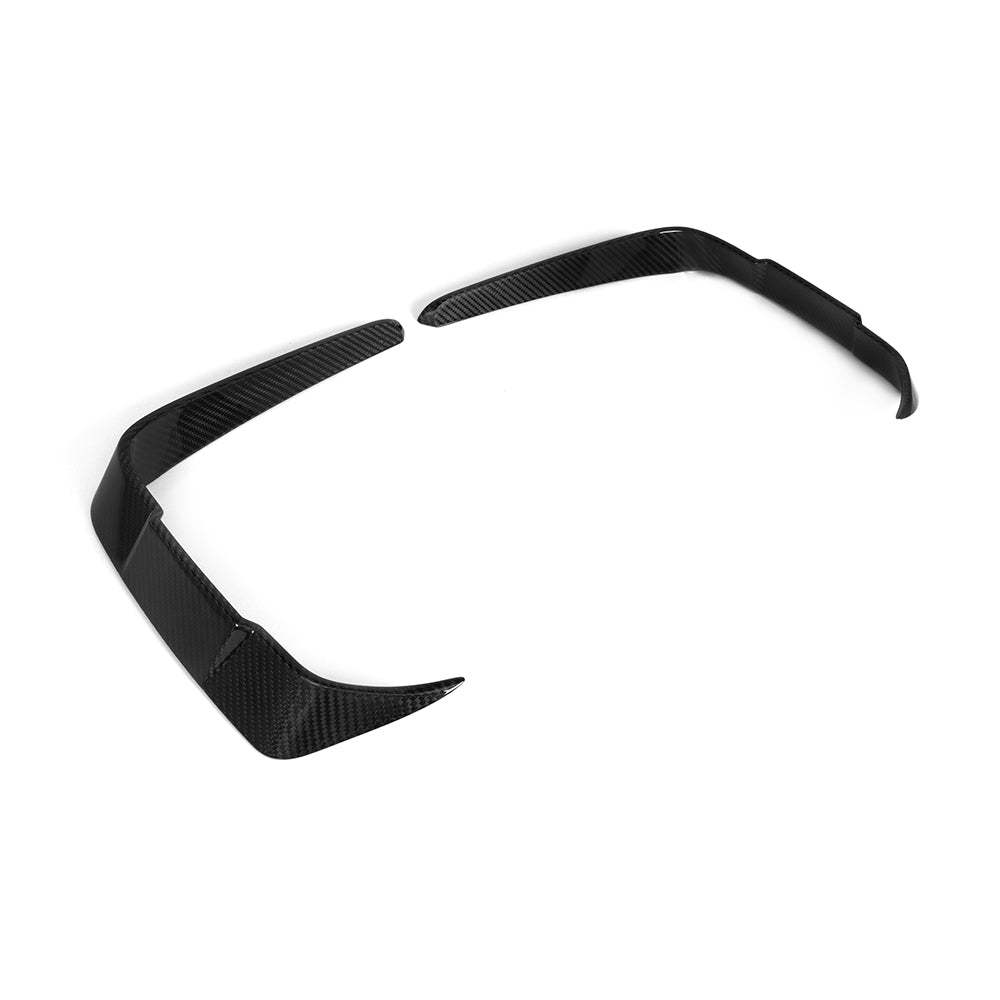 SooQoo BMW F87 M2 Competition Front Duct Trims In Gloss Carbon Fibre-CCO