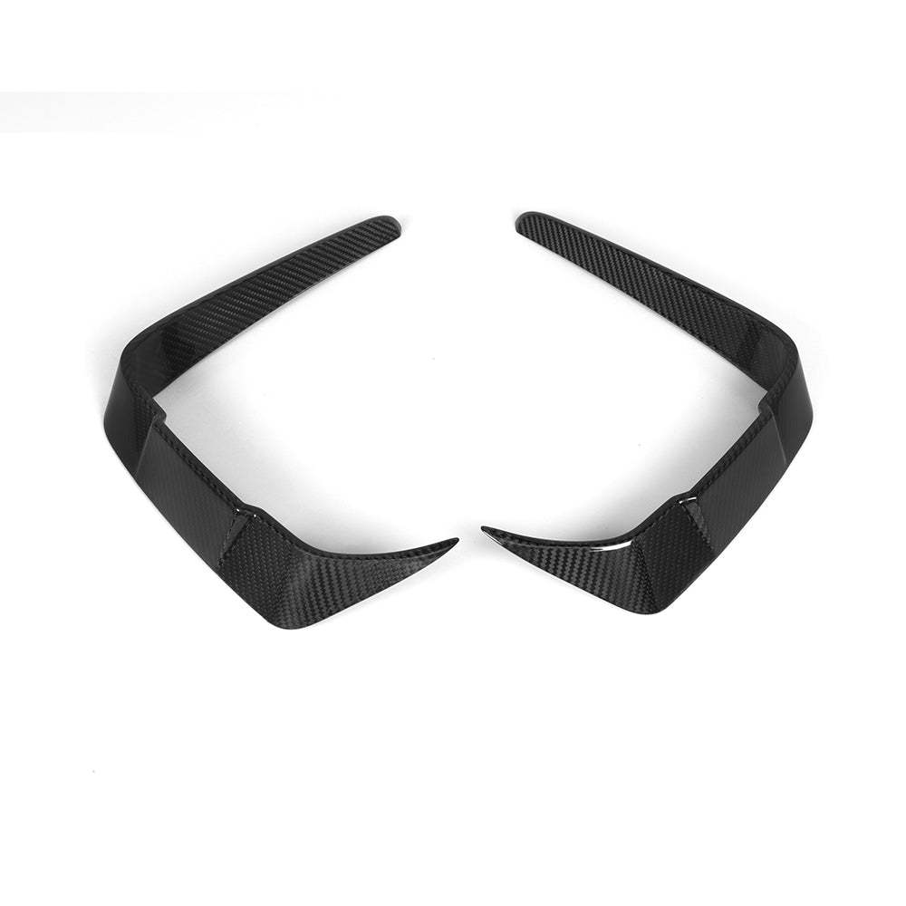 SooQoo BMW F87 M2 Competition Front Duct Trims In Gloss Carbon Fibre-CCO