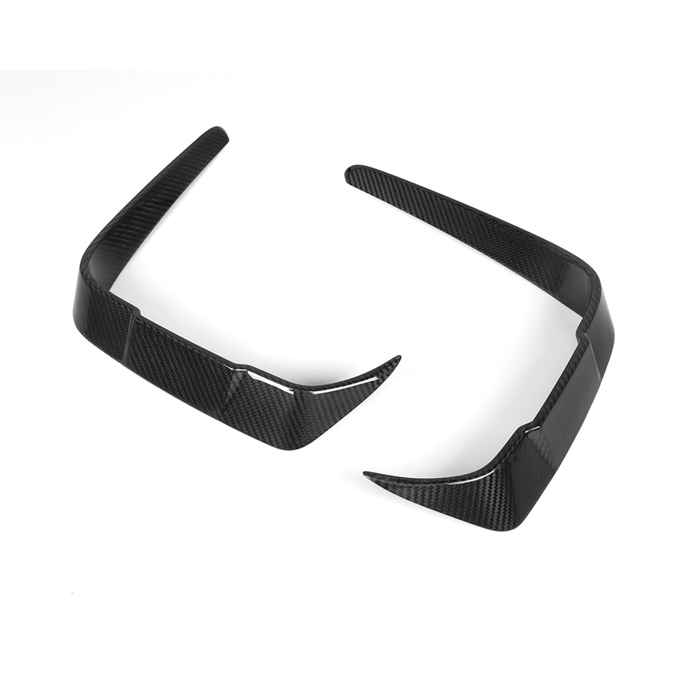 SooQoo BMW F87 M2 Competition Front Duct Trims In Gloss Carbon Fibre-CCO