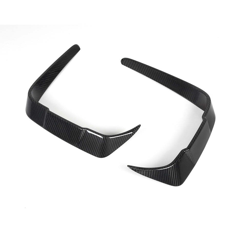 SooQoo BMW F87 M2 Competition Front Duct Trims In Gloss Carbon Fibre-CCO