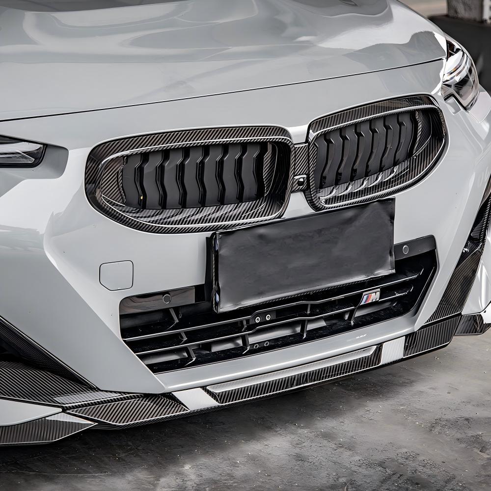 Gloss Carbon Fiber Front Splitter For BMW G42 M240i