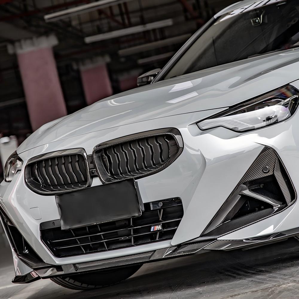 Gloss Carbon Fiber Front Ducts For BMW G42 M240i