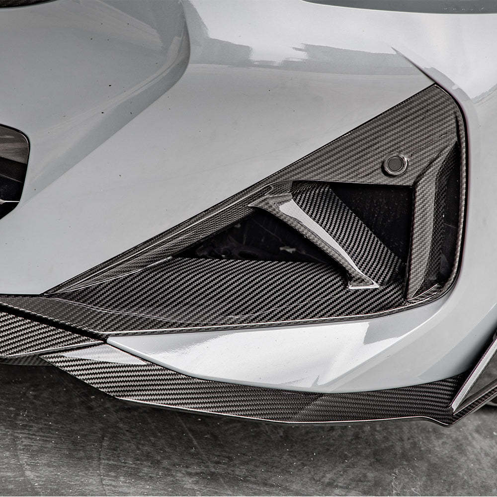 SooQoo BMW G42 M240i Front Ducts In Gloss Carbon Fibre-CCO