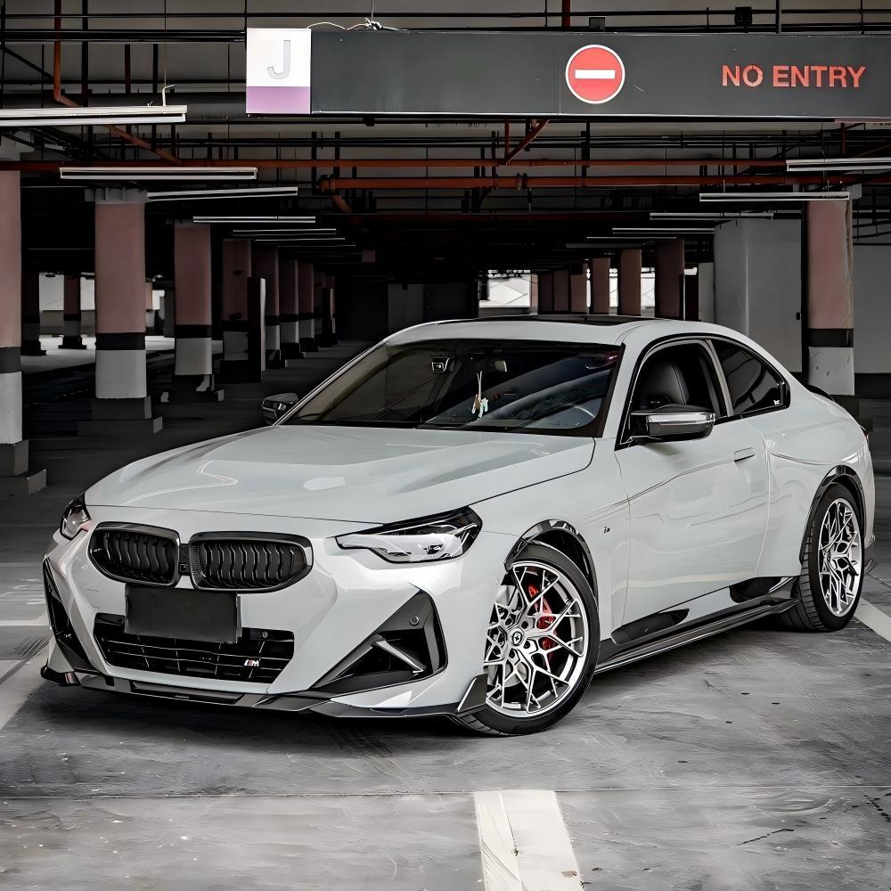 Gloss Carbon Fiber Side Skirts For BMW G42 M240i