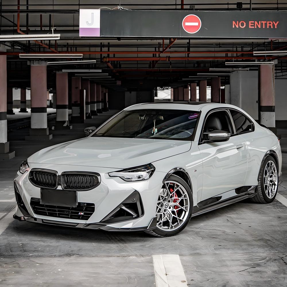 Gloss Carbon Fiber Front Ducts For BMW G42 M240i