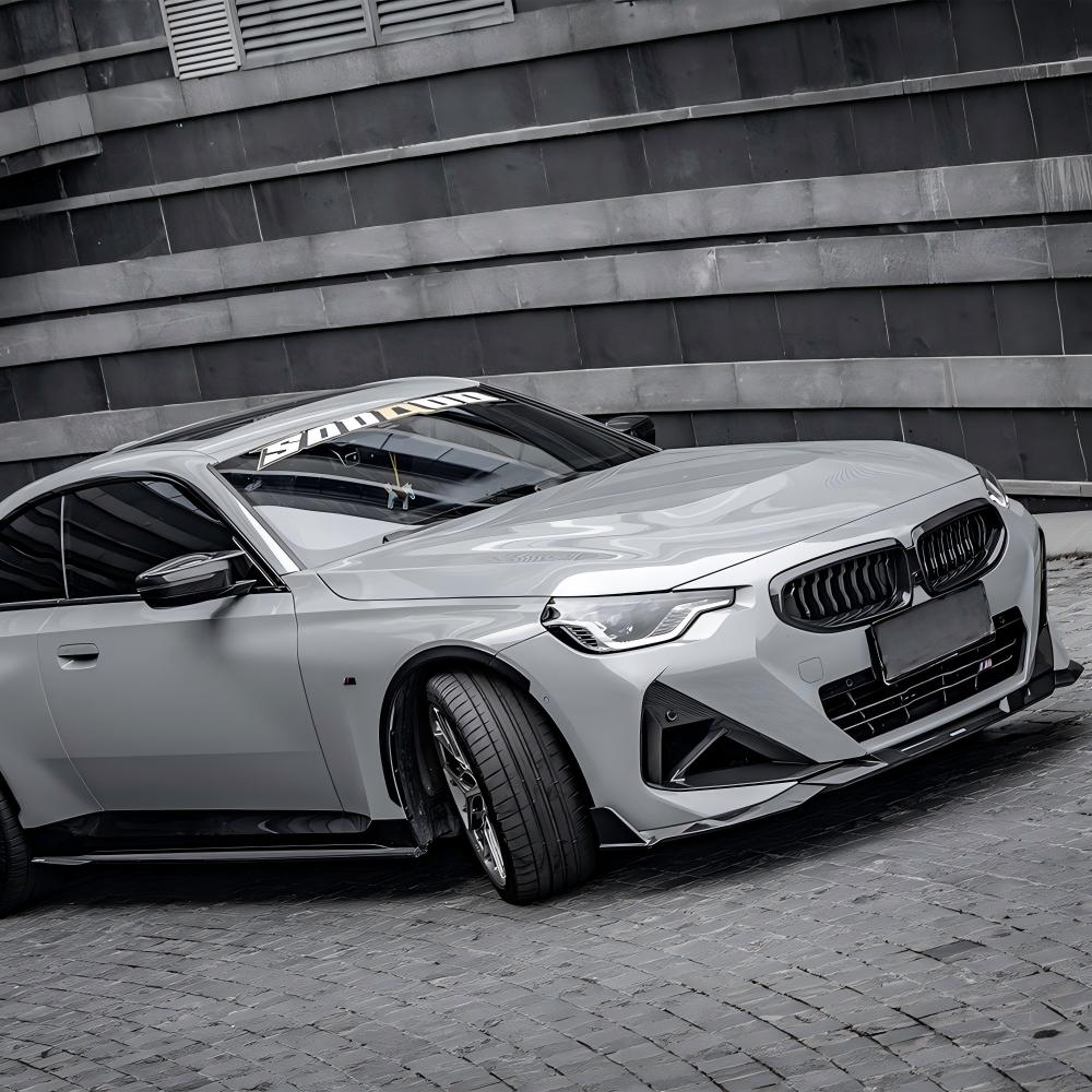 Gloss Carbon Fiber Side Skirts For BMW G42 M240i