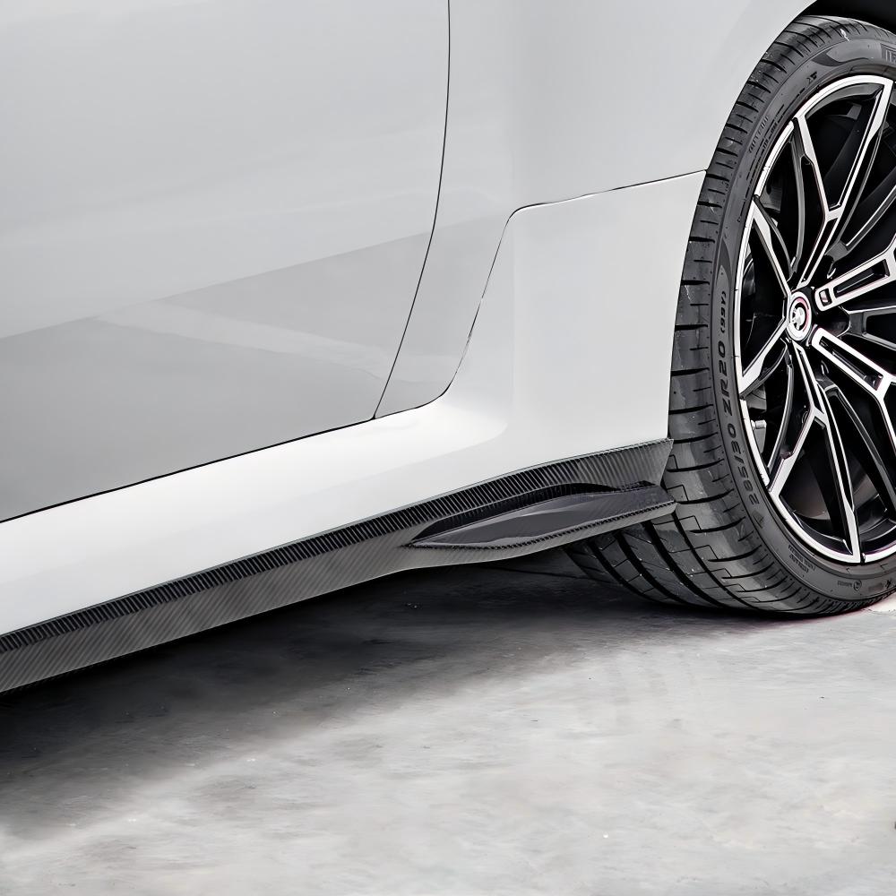SooQoo BMW G87 M2 Side Skirts In Gloss Carbon Fibre-CCO