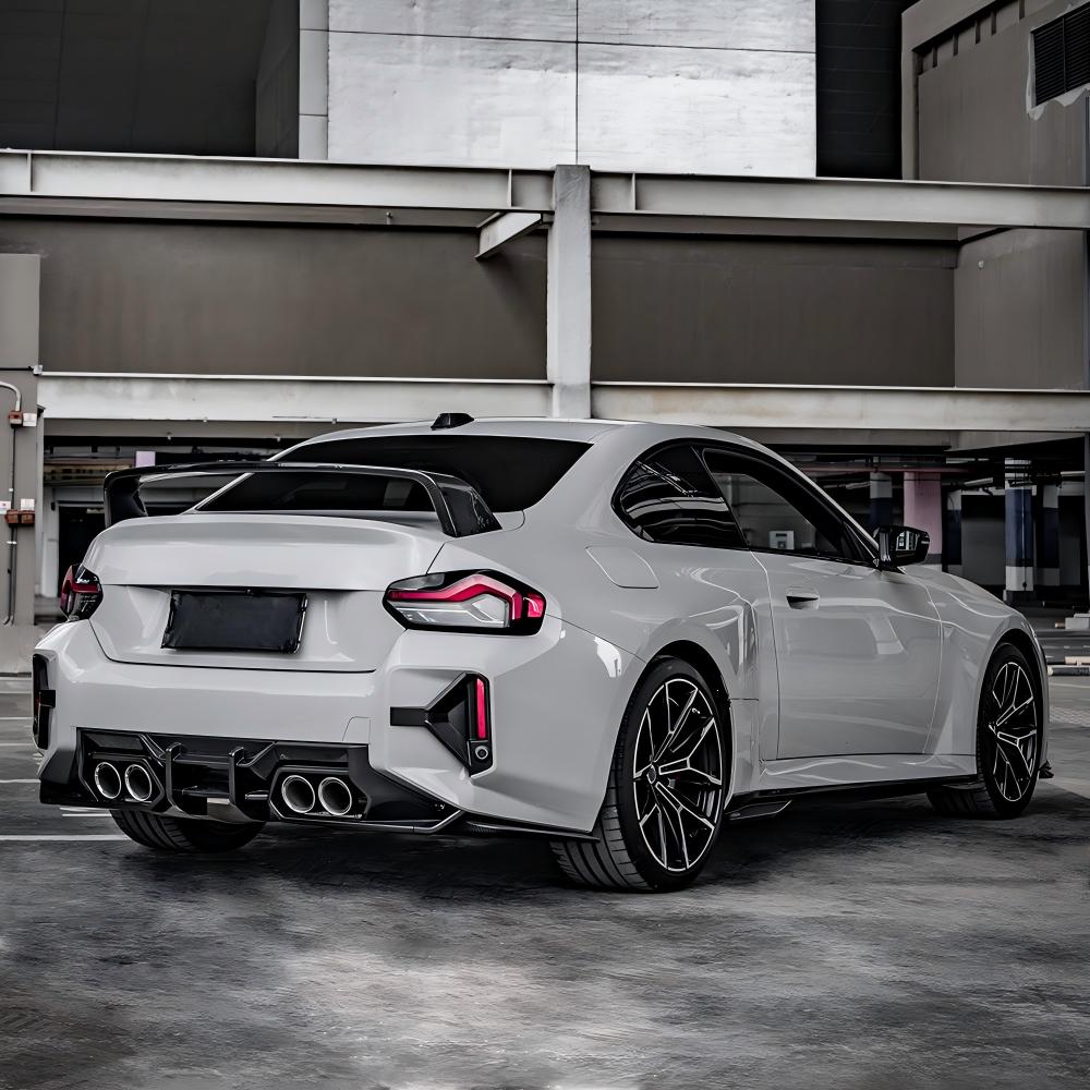 SooQoo BMW G87 M2 Side Skirts In Gloss Carbon Fibre-CCO