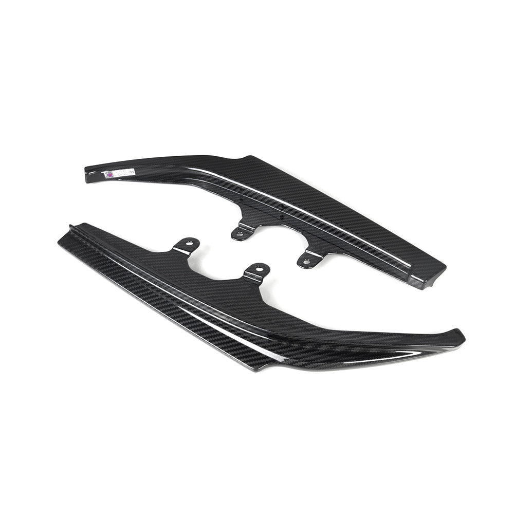 SooQoo BMW G42 M240i Rear Side Splitters In Gloss Carbon Fibre-CCO