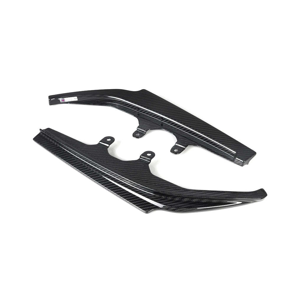 SooQoo BMW G42 M240i Rear Side Splitters In Gloss Carbon Fibre-CCO