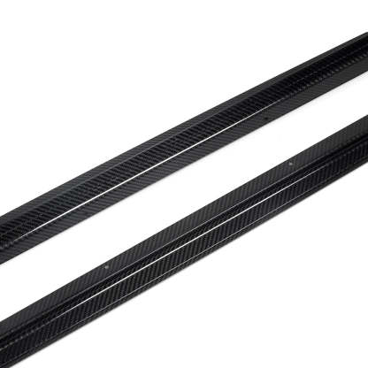 SooQoo BMW G42 M240i Side Skirts In Gloss Carbon Fibre-CCO