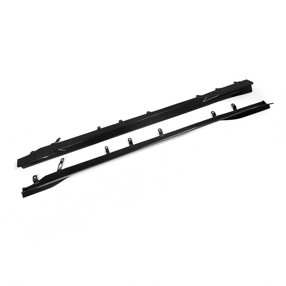 SooQoo BMW G87 M2 Side Skirts In Gloss Carbon Fibre-CCO