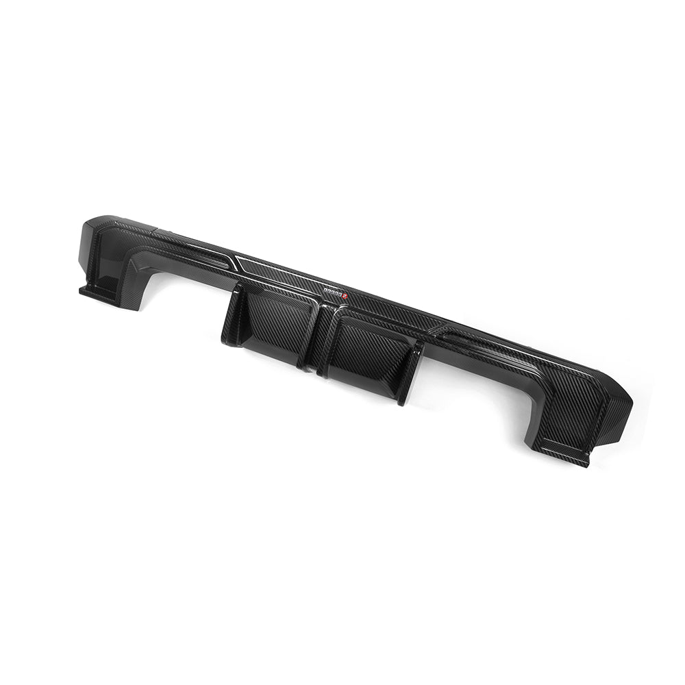 SooQoo BMW G82 & G83 M4 Rear Diffuser + Rear Splitters In Gloss Carbon Fibre-CCO