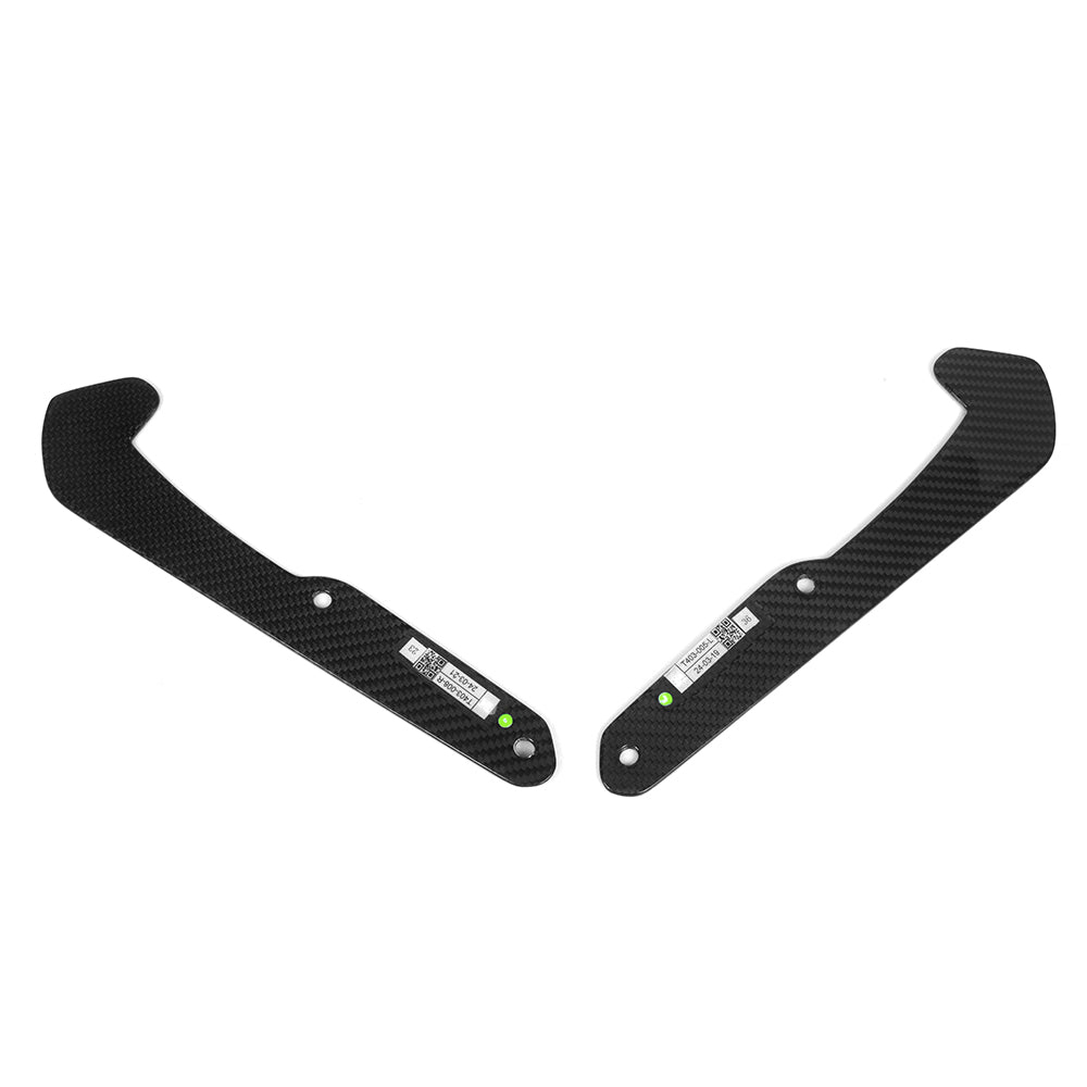 SooQoo BMW G80 M3 Front Mud Flaps In Gloss Carbon Fibre-CCO