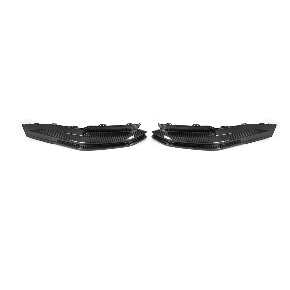 SooQoo BMW G80 & G81 M3 Rear Diffuser + Rear Splitters In Gloss Carbon Fibre-CCO