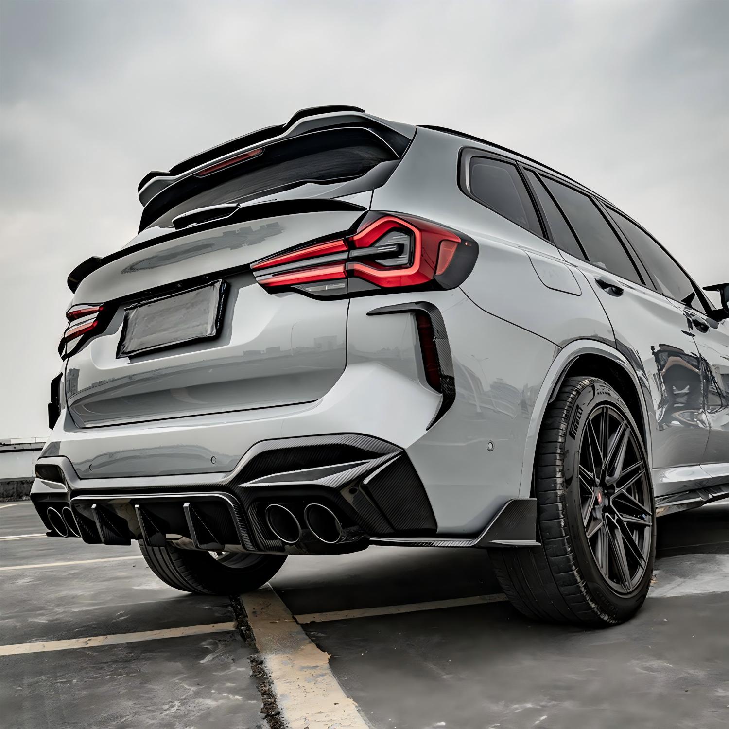 SQ Rear Spoiler Carbon Fiber For BMW F97 X3M LCI (Facelift 2022+)