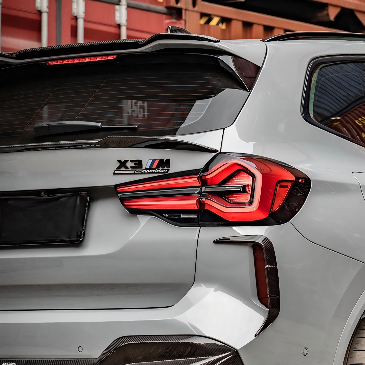 SQ Rear Spoiler Carbon Fiber For BMW F97 X3M LCI (Facelift 2022+)