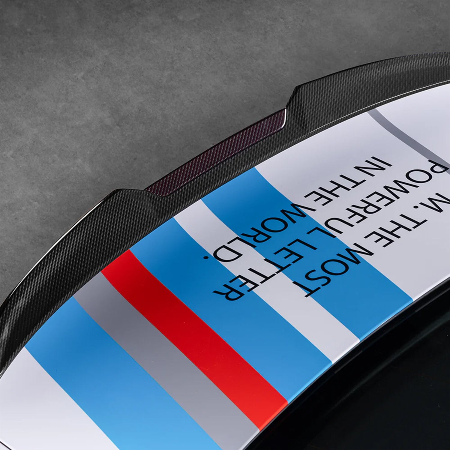 SooQoo BMW G90 M5 Rear Spoiler In Gloss Carbon Fibre-CCO