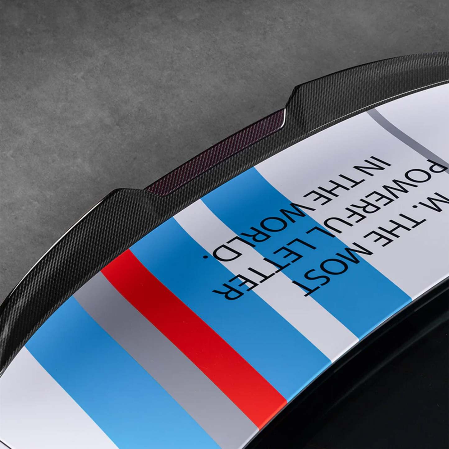 SooQoo BMW G90 M5 Rear Spoiler In Gloss Carbon Fibre-CCO