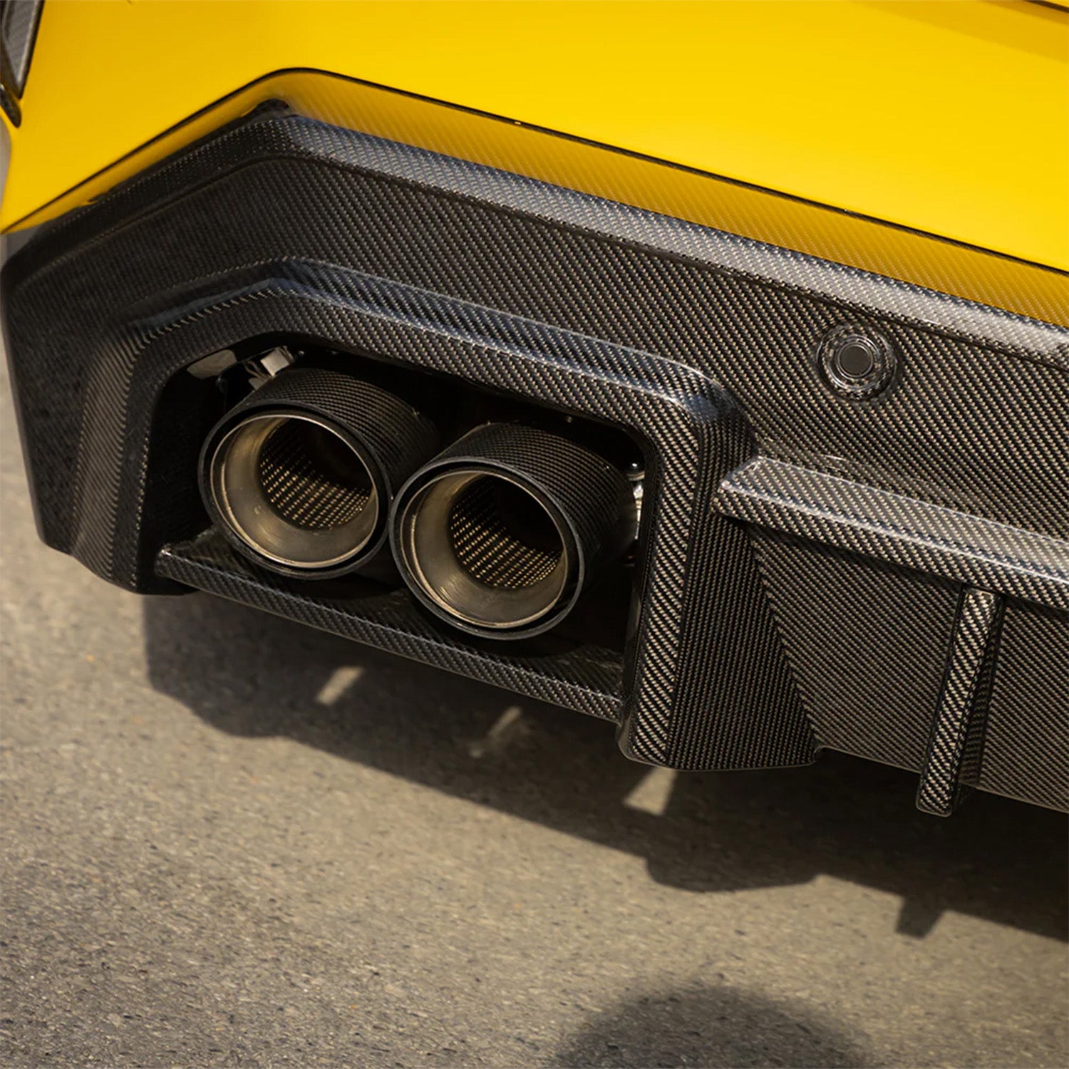 SooQoo BMW G90 & G99 M5 SQ-A Rear Diffuser In Gloss Carbon Fibre-CCO