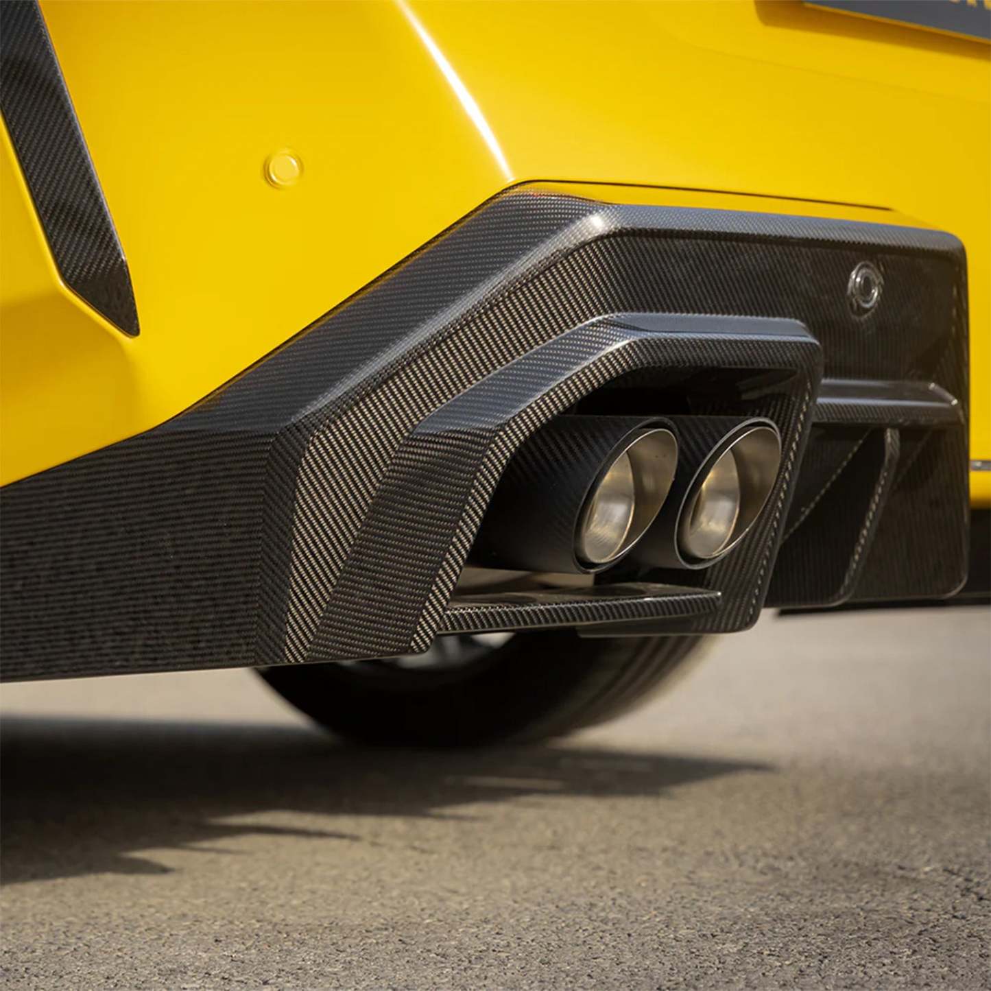 SooQoo BMW G90 & G99 M5 SQ-A Rear Diffuser In Gloss Carbon Fibre-CCO