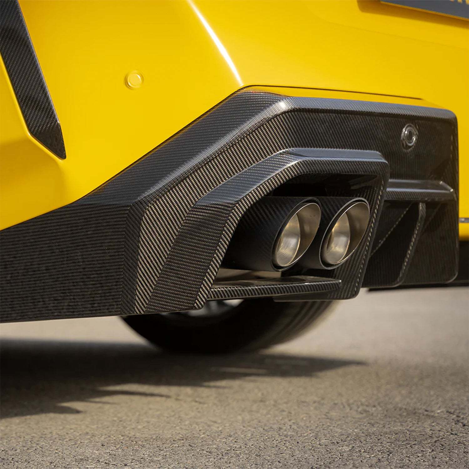 SooQoo BMW G90 & G99 M5 SQ-A Rear Diffuser In Gloss Carbon Fibre-CCO