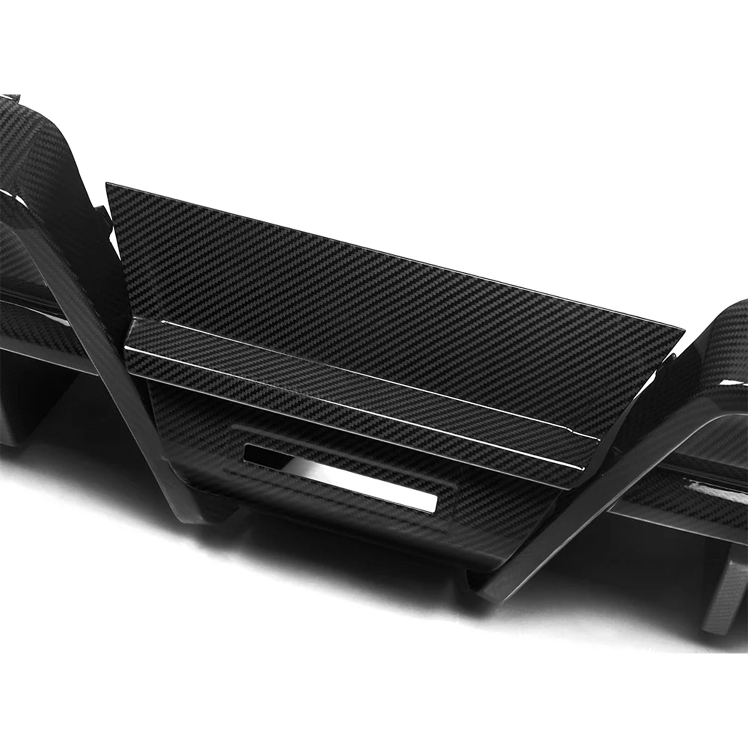 SooQoo BMW G90 & G99 M5 SQ-B Rear Diffuser In Gloss Carbon Fibre-CCO