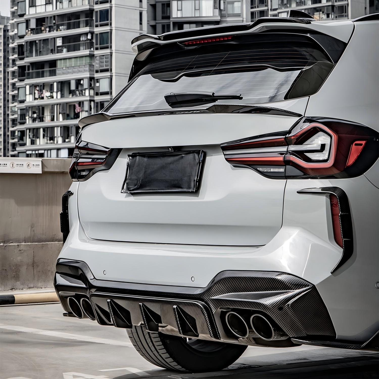 Rear Canards Carbon Fiber For BMW F97 X3M LCI (Facelift 2022+)