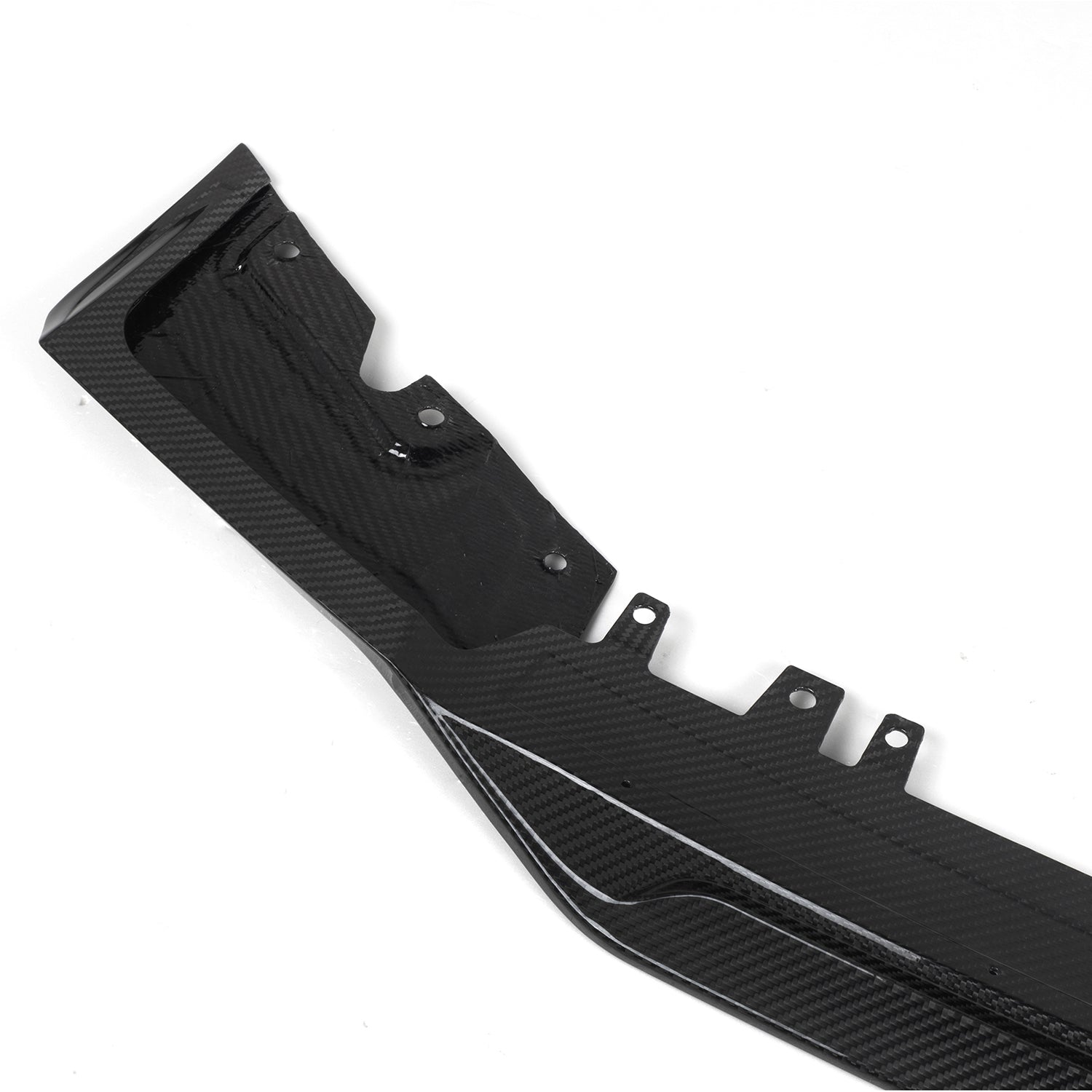 SooQoo BMW X3M F97 & X4M F98 LCI Front Splitter In Gloss Pre Preg Carbon Fibre (Facelift 2022+)-CCO