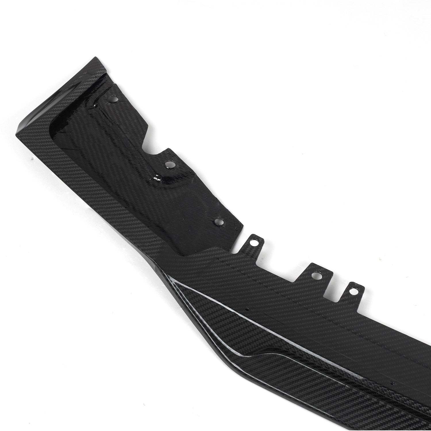 SooQoo BMW X3M F97 & X4M F98 LCI Front Splitter In Gloss Pre Preg Carbon Fibre (Facelift 2022+)-CCO