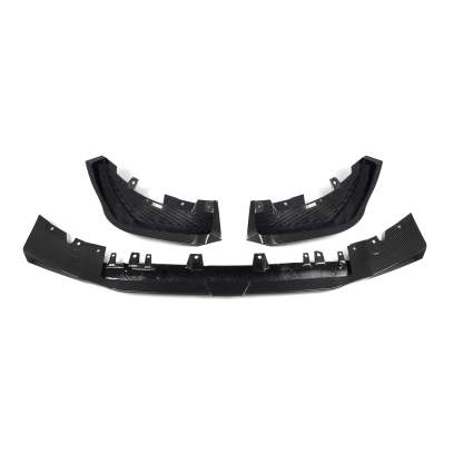 SooQoo BMW X3M F97 & X4M F98 LCI Front Splitter In Gloss Pre Preg Carbon Fibre (Facelift 2022+)-CCO
