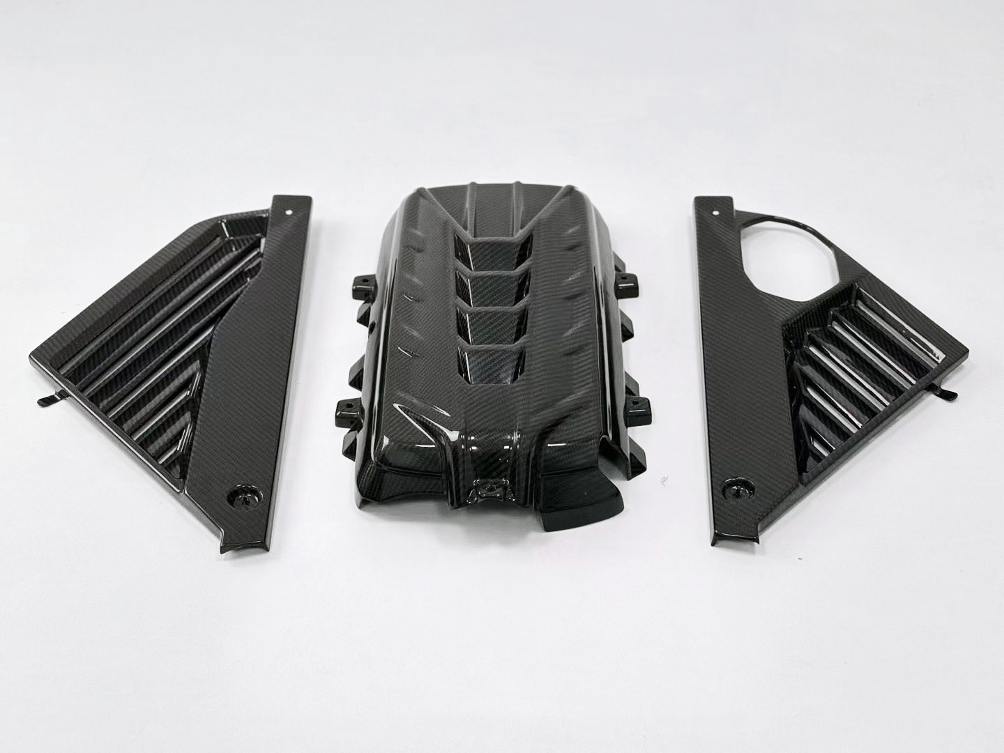 For C8 Corvette Dry Carbon Fiber Engine Bay Upgrades | Engine Cover