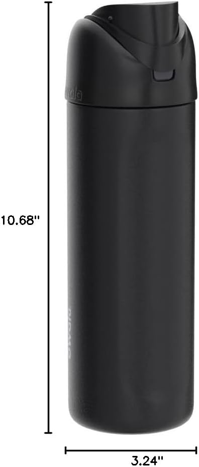 Owala FreeSip Insulated Stainless Steel Water Bottle with Straw, BPA-Free Sports Water Bottle, Great for Travel, 24 Oz, Denim