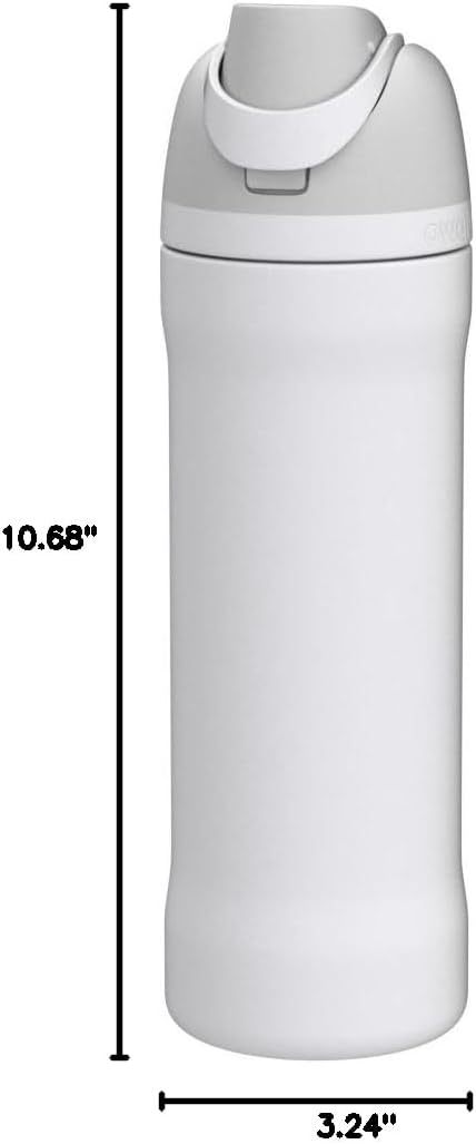 Owala FreeSip Insulated Stainless Steel Water Bottle with Straw, BPA-Free Sports Water Bottle, Great for Travel, 24 Oz, Denim