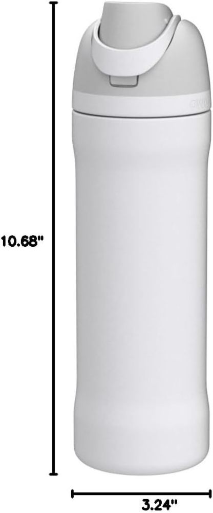 Owala FreeSip Insulated Stainless Steel Water Bottle with Straw, BPA-Free Sports Water Bottle, Great for Travel, 24 Oz, Denim