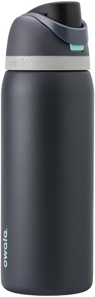Owala FreeSip Insulated Stainless Steel Water Bottle with Straw, BPA-Free Sports Water Bottle, Great for Travel, 24 Oz, Denim