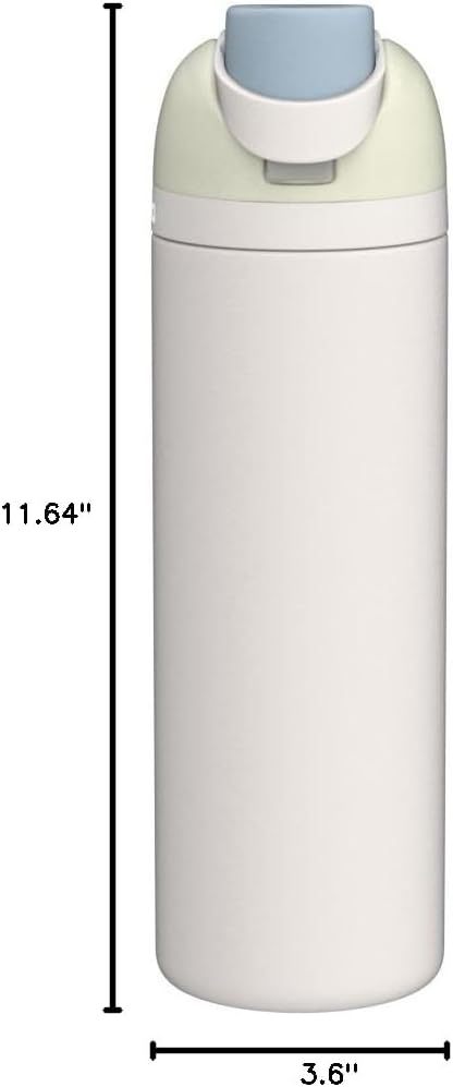 Owala FreeSip Insulated Stainless Steel Water Bottle with Straw, BPA-Free Sports Water Bottle, Great for Travel, 24 Oz, Denim